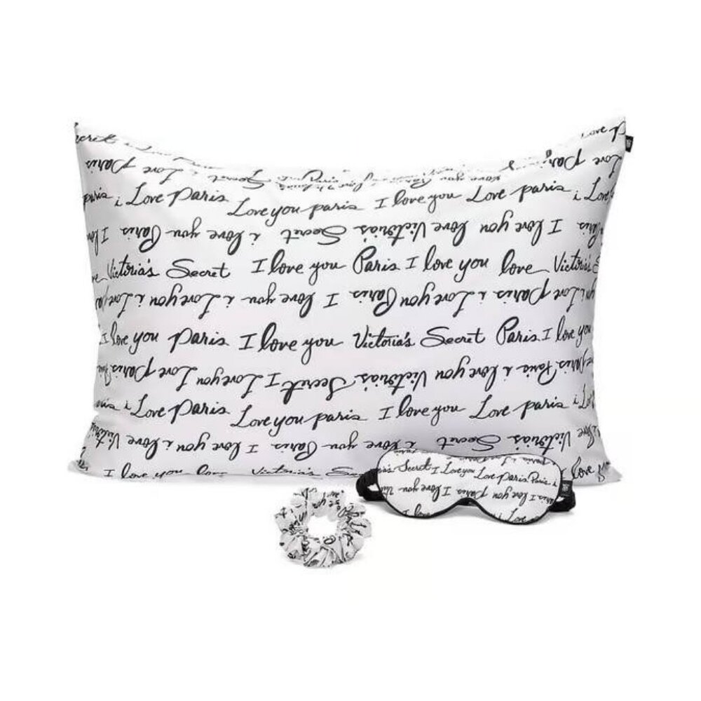 New Victoria's Secret 3-Piece Satin Accessories Set